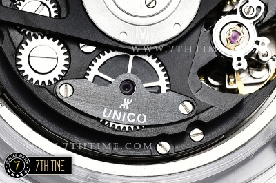 Hublot Big Bang Unico Sapphire Plastics Transparent Case Kit  Baguette Rainbow Colored Gems Bezel Skeletonal Dial with Numeral Markers