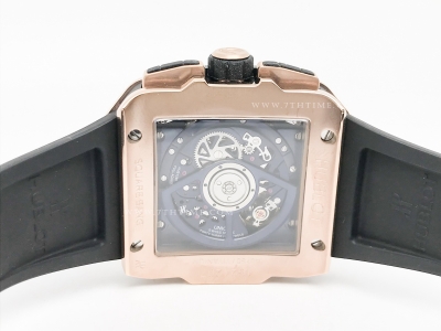 Square Bang Unico 42mm CER RG/RU Blue Ske BBF A1280