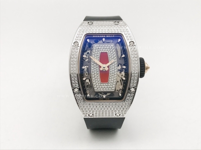 RM07-01 Crested Diam SS/RU Blk/Red Skele ZF CRMA2