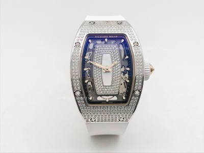 RM07-01 Crested Diam SS/RU Wht/W.MOP Skele ZF CRMA2