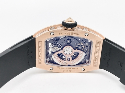 RM07-01 Crested Diam RG/RU Blk/Blk Skele ZF CRMA2