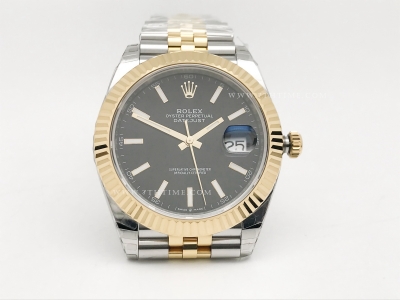 DJ2 41mm 126333 Jub Flt 904L YG/SS Blk/Stk EWE A3235