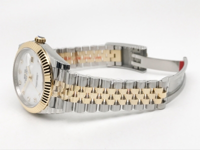 DJ2 41mm 126333 Jub Flt 904L YG/SS MOP/Dia EWE A3235