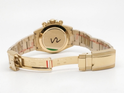 Daytona 116508 904L YG/YG Wht/Stk QF V3 SH4130