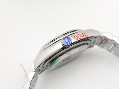 DayDate 36mm Wt 904L Flt SS/SS Grey/Rm QF VR3255