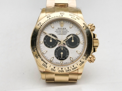 Daytona 116508 904L YG/YG Met/Stk QF V3 SH4130