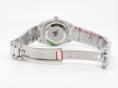 DayDate 36mm Wt 904L Flt SS/SS O-Blue/Rm/St QF VR3255