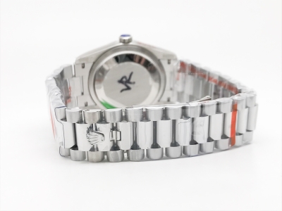 DayDate 36mm Wt 904L Flt SS/SS O-Blue/Rm/St QF VR3255