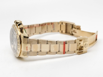 Daytona 116508 904L YG/YG Blk/Gold/Stk QF V3 SH4130