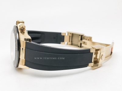 Daytona 116518 Wt YG/RU Met/Blk/Stk QF V11 SH4130