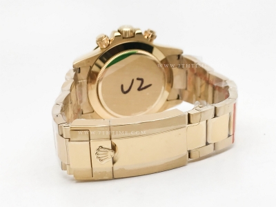 Daytona 116508 904L YG/YG Blk/Gold/Stk QF V3 SH4130