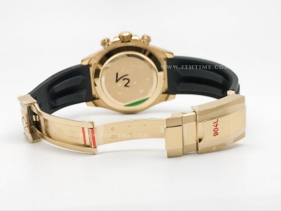 Daytona 116518 904L YG/RU White/Stk QF V3 SH4130