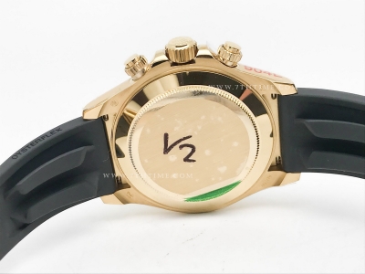 Daytona 116518 904L YG/RU White/Stk QF V3 SH4130