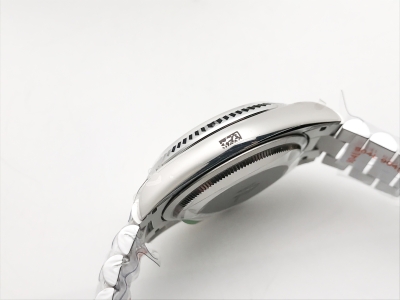 DayDate 36mm Wt 904L Flt SS/SS Grey/Stk QF VR3255