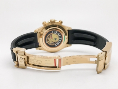 Daytona 116518 Wt YG/RU Blk/Stk QF V11 SH4130