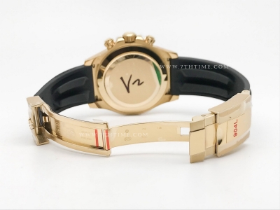 Daytona 116518 904L YG/RU Blk/Stk QF V3 SH4130