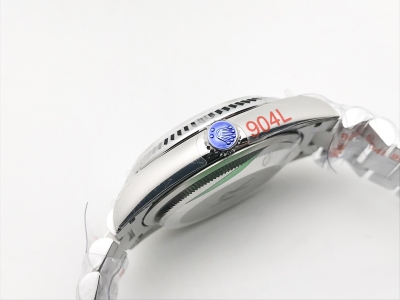 DayDate 36mm Wt 904L Flt SS/SS Blue/Dia QF VR3255