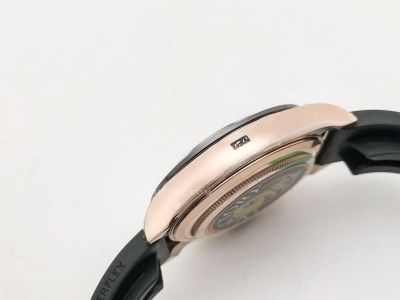 Daytona 116515 Wt RG/RU Blk/RG/Stk QF V11 SH4130