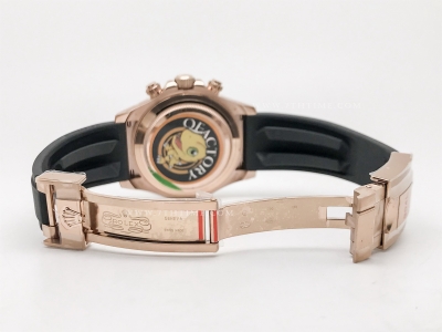 Daytona 116515 Wt RG/RU Blk/RG/Stk QF V11 SH4130