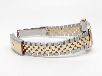 DJ 36mm Jub Dia 904L YG/SS P-Gold/Stk VSF VS3235