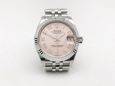 DateJust 278274 Midsize 31mm Jub Flt SS/SS Pink/Rm THB A2671