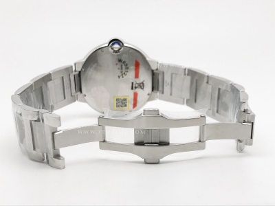 Ballon Bleu Mens 42mm Dia SS/SS Wht CHF A2824 Mod