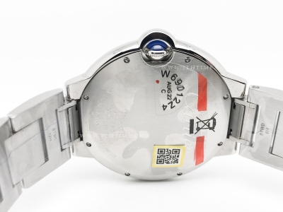 Ballon Bleu Mens 42mm D-Dia SS/SS Wht CHF A2824 Mod