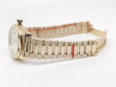 DayDate 36mm Wt 904L Flt YG/YG Silv/Rm QF VR3255