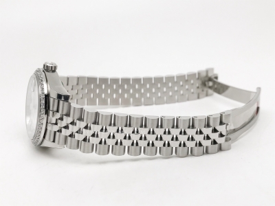 DateJust 278384RBR Midsize 31mm Jub Dia SS/SS Wht/Rm THB A2671