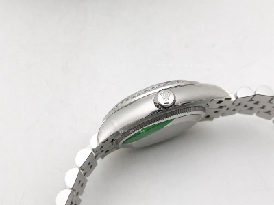 DateJust 278384RBR Midsize 31mm Jub Dia SS/SS Wht/Rm THB A2671