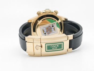 Daytona 116518 904L YG/RU Gold/Stk King SH4130