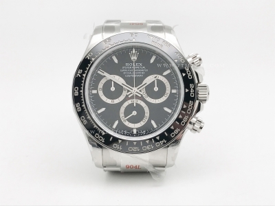 Daytona 126500 CER SS/SS Black 904L QF V5 SH4131