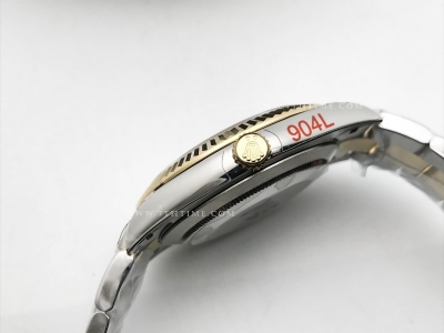 DJ2 41mm Oys Flt 904L YG/SS Blk/Dia GMF V2 VR3235