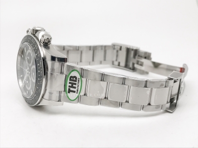 Daytona 126500LN SS/SS Blk/Stk 904L THB SH4131-2