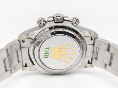 Daytona 126529 SS/SS Blk/Stk 904L THB SH4132-2