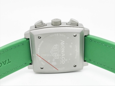 Tag Monaco Chronograph Green TI/RU Grn/Wht A8F VK63A