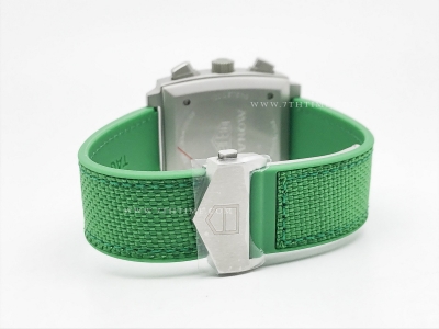 Tag Monaco Chronograph Green TI/RU Grn/Wht A8F VK63A