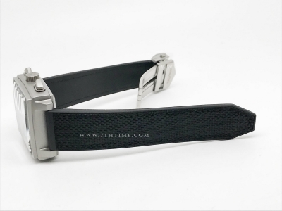 Tag Monaco Chronograph Black TI/RU Blk/Blue A8F VK63A