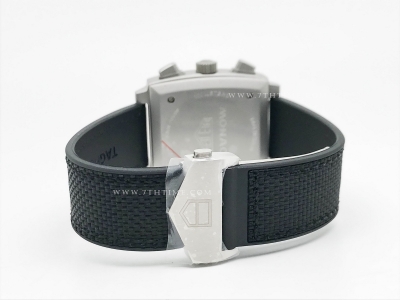 Tag Monaco Chronograph Black TI/RU Blk/Blue A8F VK63A