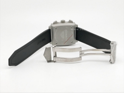 Tag Monaco Chronograph Black TI/RU Blk/Yelw A8F VK63A