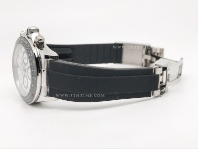 Daytona 126500 CER SS/RU Wht/Stk GDF A3836