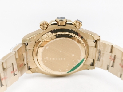 Daytona 126508 YG/YG Blk/Stk RCF A4131