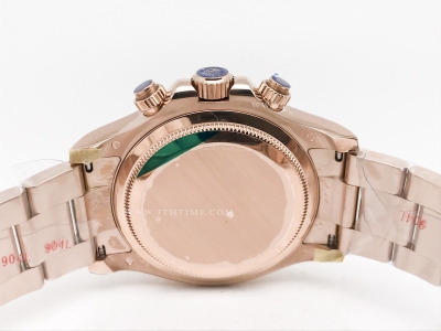 Daytona 126505 RG/RG Blk/RG/Stk RCF A4131