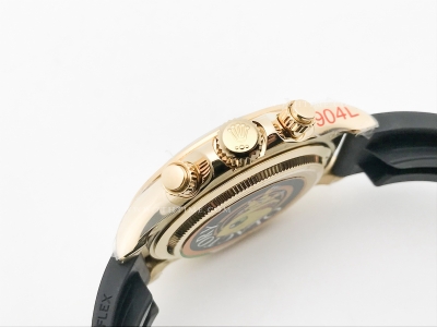 Daytona 126518 YG/RU Gold/Blk 904L QF V5 SH4131