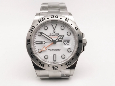 Explorer II 226570 904L SS/SS Wht C+F VR3285 CHS