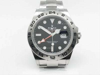 Explorer II 226570 904L SS/SS Blk C+F VR3285 CHS