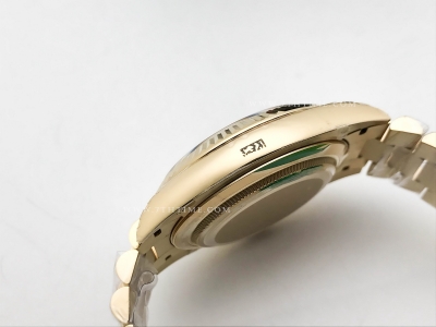 DayDate 40mm Flt Pres YG/YG Blk/Dia EWF VR3255