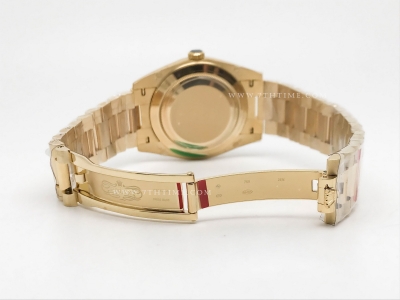 DayDate 40mm Flt Pres YG/YG Blk/Dia EWF VR3255