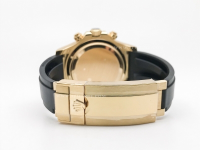 Daytona 126518LN CER YG/RU Wht/Stk RCF A4131