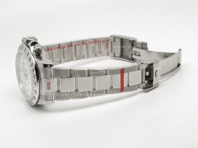 Daytona 116520 904L SS/SS Wht/Stk GMF A7750